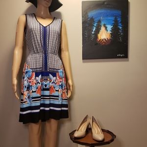 Miami Floral and Patterns Dress